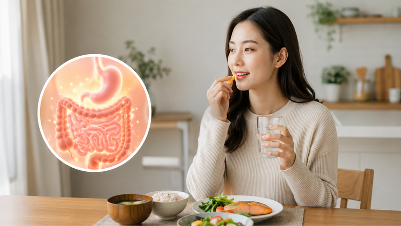 Uống vitamin 3B trong hoặc sau bữa ăn có thể giúp giảm khó chịu ở đường tiêu hóa