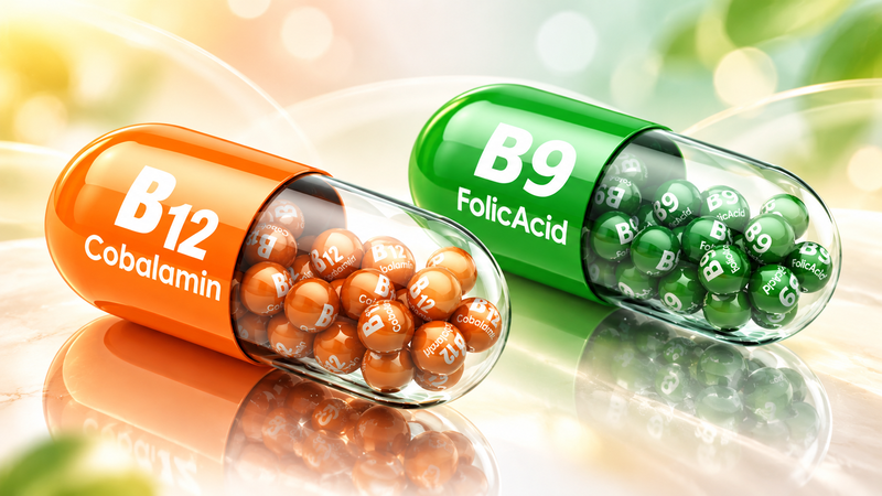 Bổ sung vitamin B12 và folate cần phù hợp với nhu cầu cơ thể