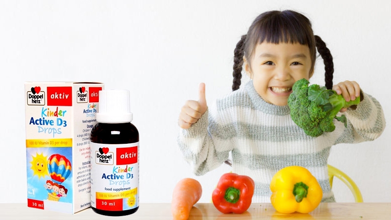 Nên cho trẻ sơ sinh uống Vitamin D loại nào: Siro Kinder Active D3