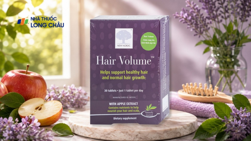 Hair Volume: Công thức hỗ trợ chăm sóc tóc chắc khỏe