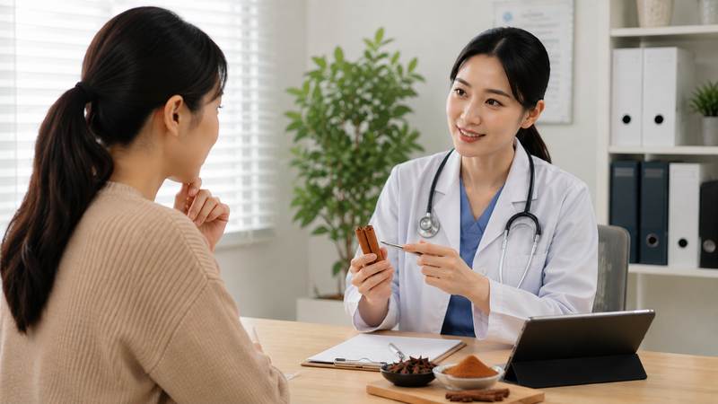 Tham khảo bác sĩ giúp xác định liều lượng quế phù hợp và an toàn