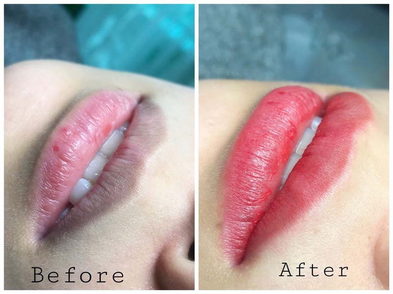 xăm môi có được ăn lạc không 1