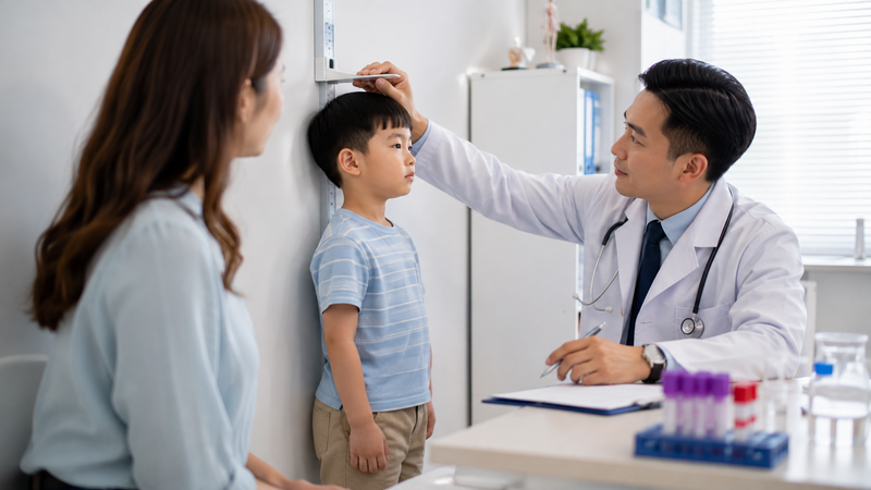 Bác sĩ sẽ chỉ định xét nghiệm hGH nếu nghi ngờ trẻ có dấu hiệu chậm phát triển