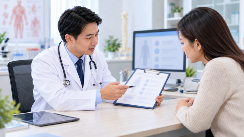 Bác sĩ chỉ định xét nghiệm phù hợp dựa trên triệu chứng người bệnh
