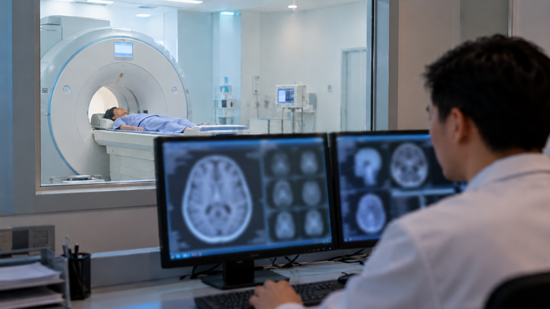CT hoặc MRI hỗ trợ phát hiện tổn thương do ấu trùng sán