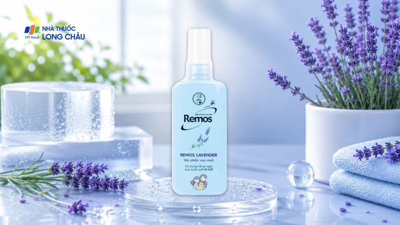 Xịt chống muỗi Remos hương Lavender
