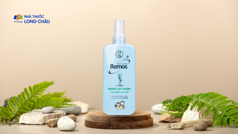 Xịt chống muỗi Remos Rohto hương sả chanh
