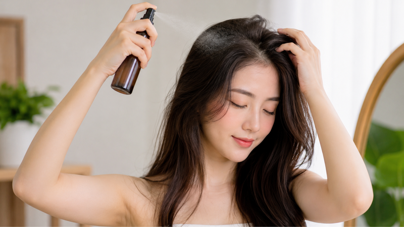 Xịt dưỡng tóc collagen thường được sử dụng chăm sóc tóc