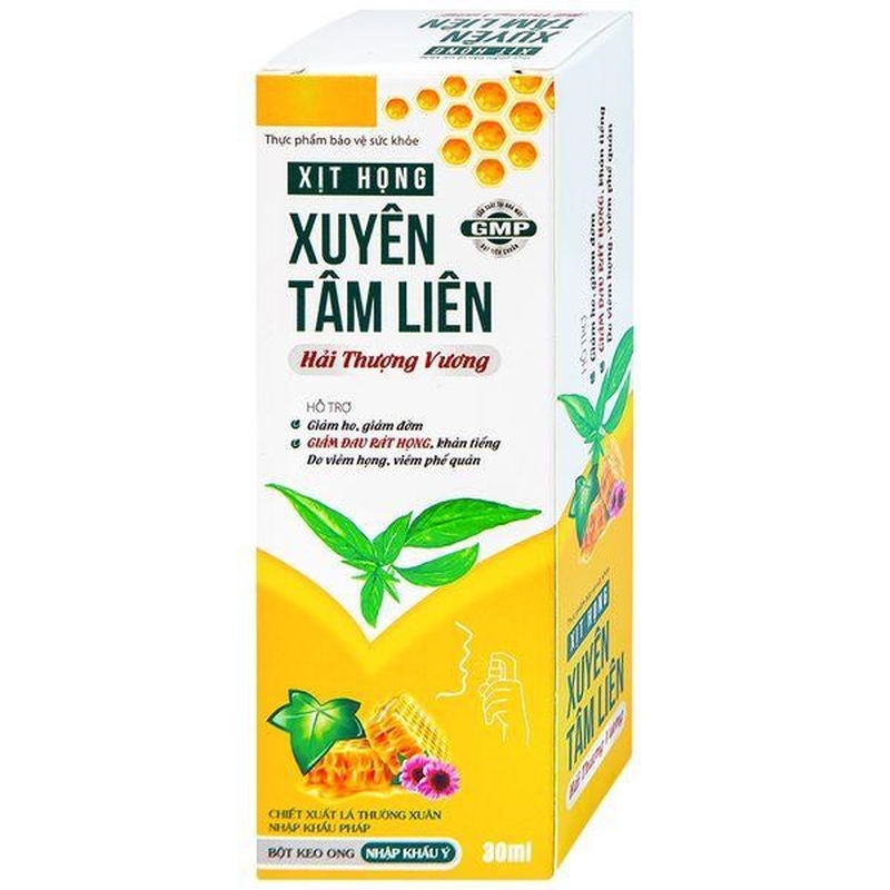 Xịt họng Xuyên Tâm Liên - Bảo vệ hiệu quả sức khỏe cả nhà trong mùa dịch 1