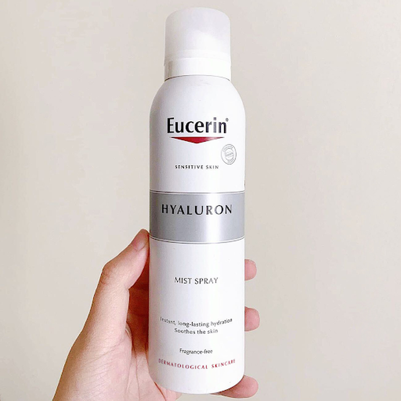 Thật sự xịt khoáng eucerin hyaluron review có như lời đồn?
