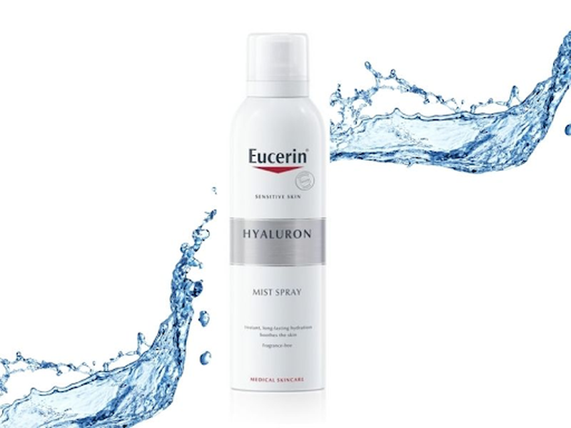 Thật sự xịt khoáng eucerin hyaluron review có như lời đồn?