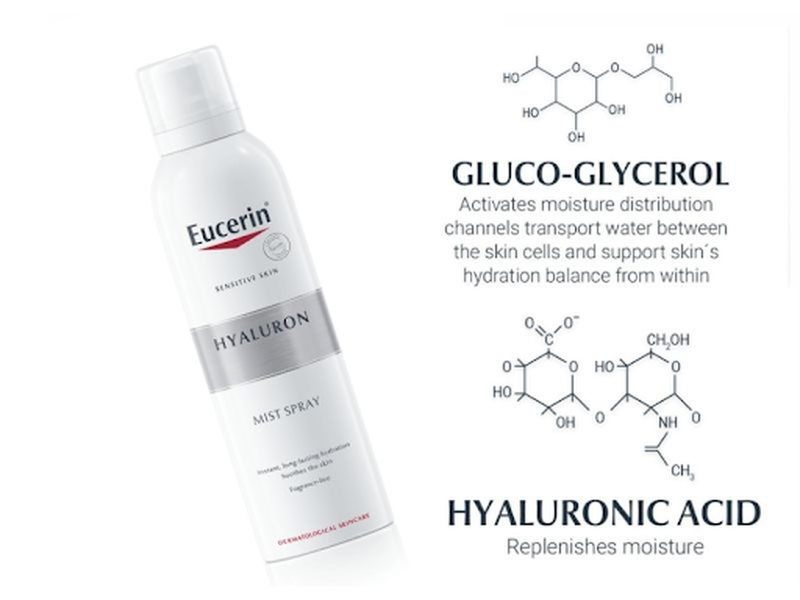 Thật sự xịt khoáng eucerin hyaluron review có như lời đồn?