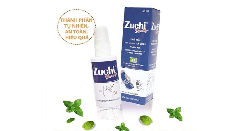 Xịt khử mùi Zuchi là được sản xuất hoàn toàn từ thảo dược tự nhiên