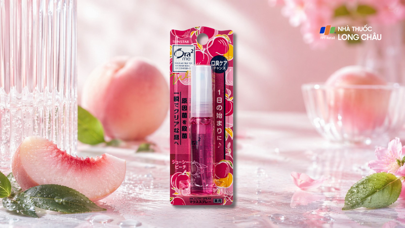 Xịt miệng Ora2 Me hương đào chín mọng