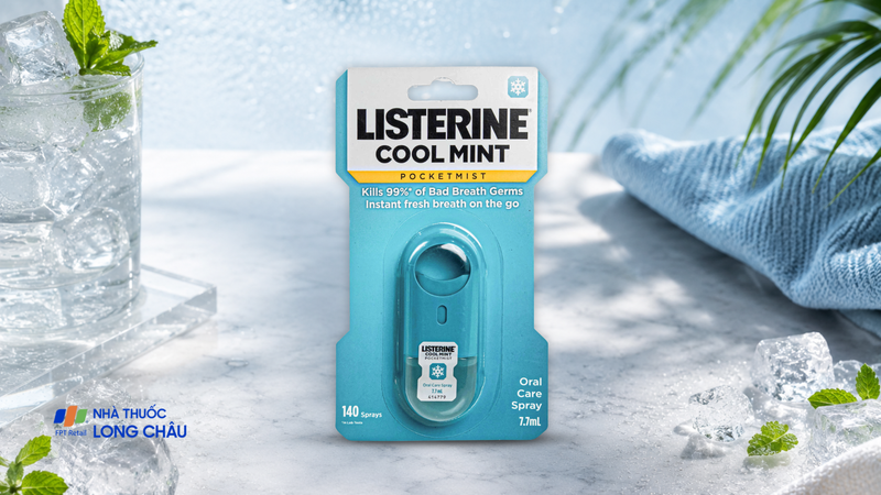 Xịt thơm miệng Listerine Coolmint Pocketmist 7.7ml