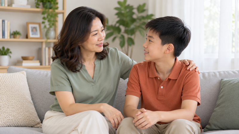 Cha mẹ nên hướng dẫn con trai chủ động chia sẻ khi có dấu hiệu đau tinh hoàn