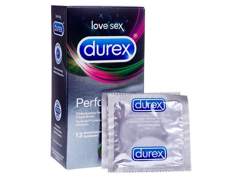 Bao cao su chống xuất tinh sớm Durex Performa