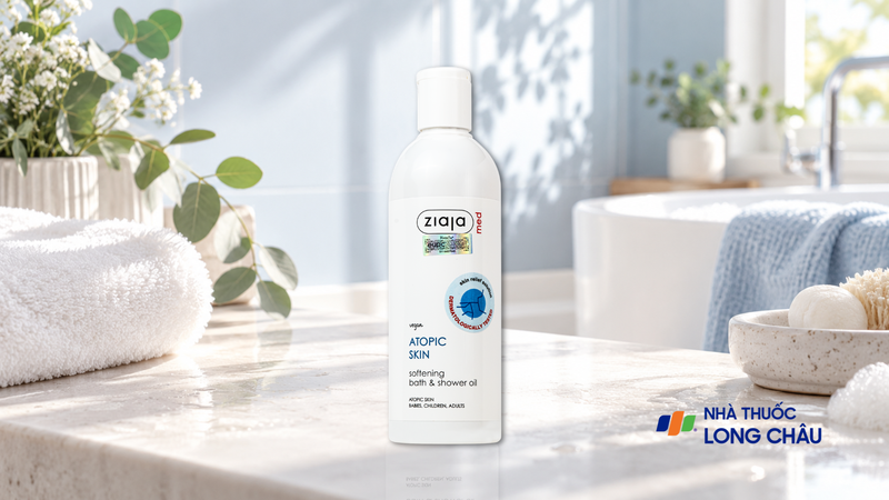 Dầu tắm Ziaja Med Atopic Skin
