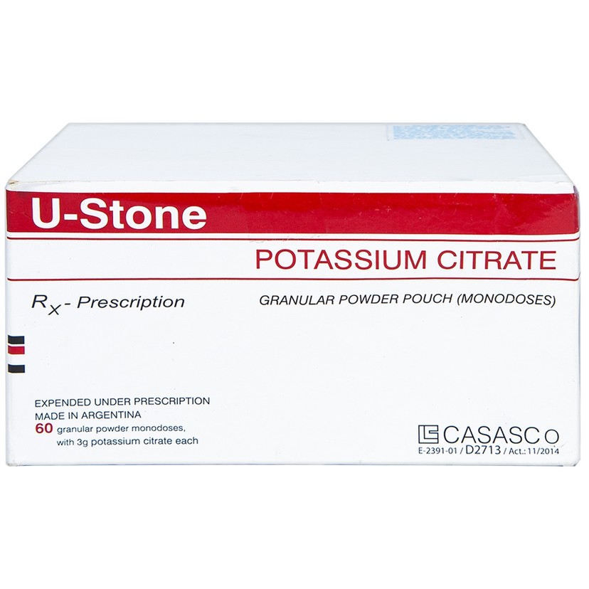 Thuốc Ustone phòng ngừa sỏi thận hiệu quả (60 gói)