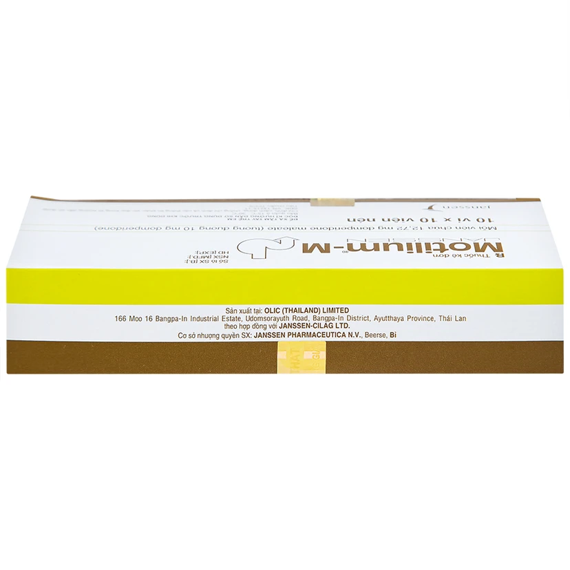 Motilium-M 10mg điều trị nôn và buồn nôn (10 vỉ x 10 viên)