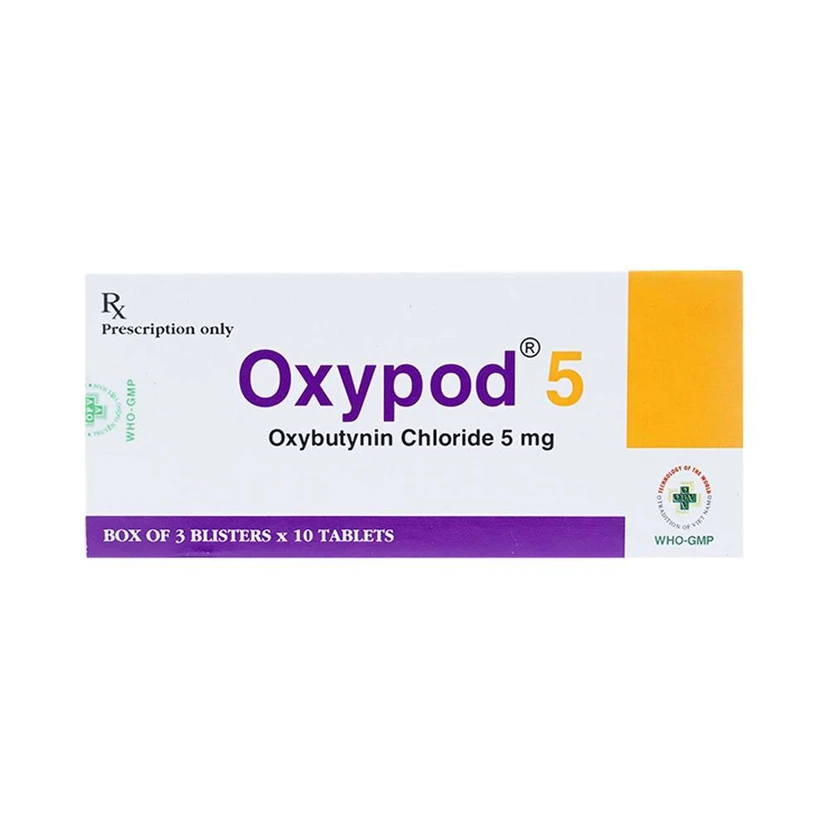 Thuốc Oxypod 5 OPV trị tiểu nhiều, tiểu đêm, tiểu không tự chủ