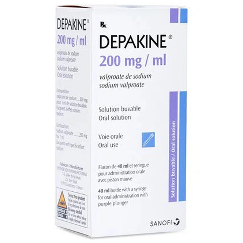 Depakine 200mg/ml thuốc trị các thể động kinh (40ml)