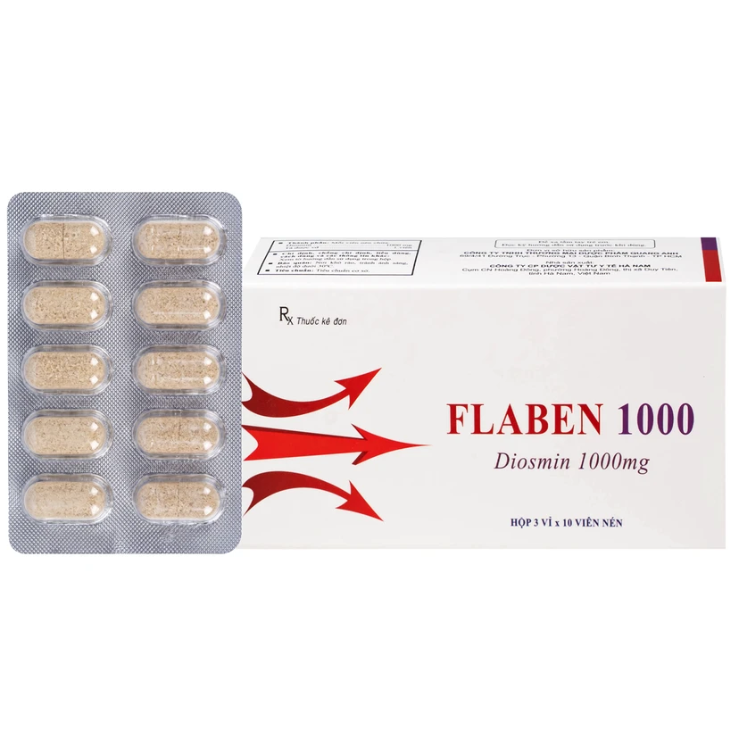 Thuốc Flaben 1000 Hà Nam điều trị các dấu hiệu và triệu chứng của suy ...