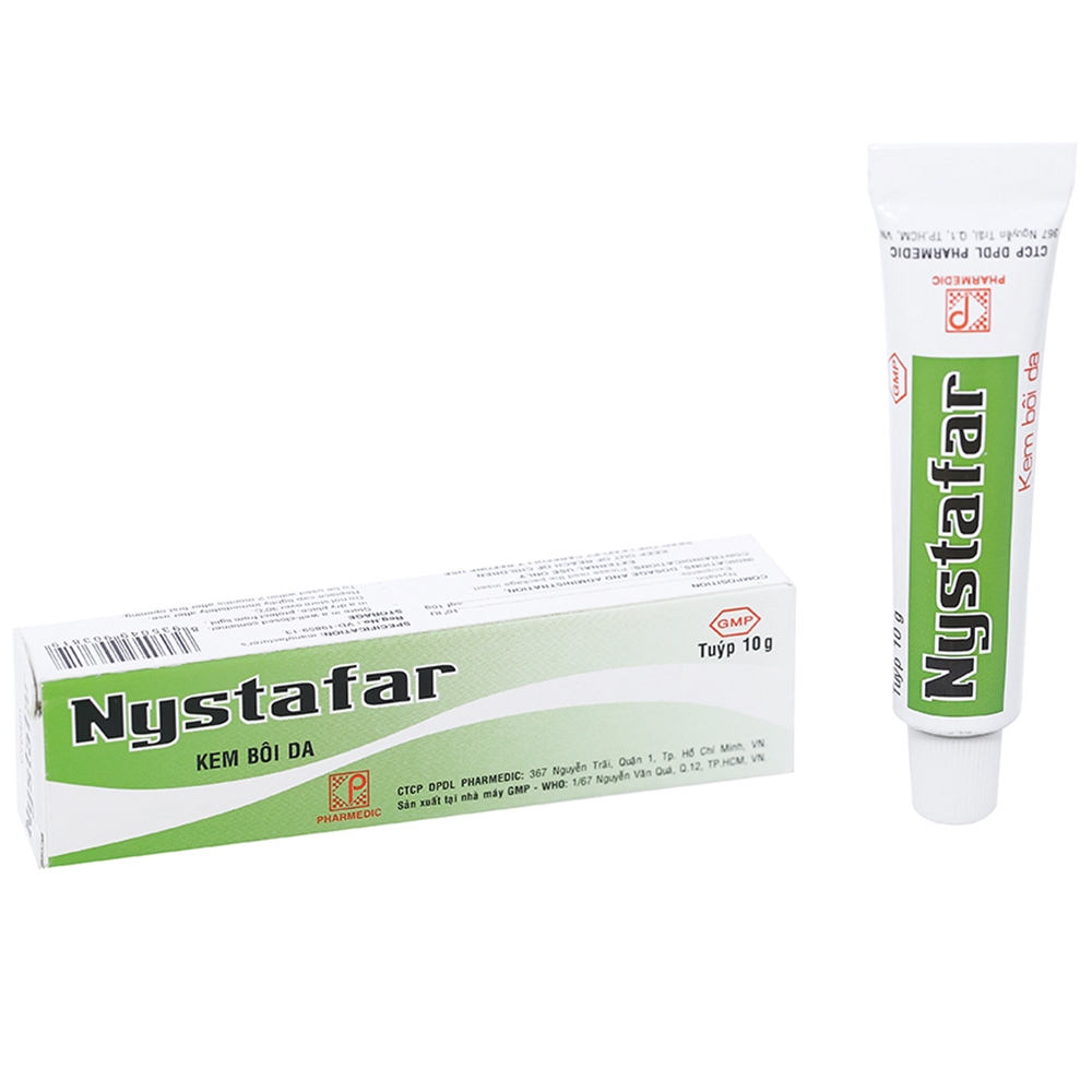 Hình ảnh Kem bôi da Nystafar Pharmedic điều trị nấm da (10g)