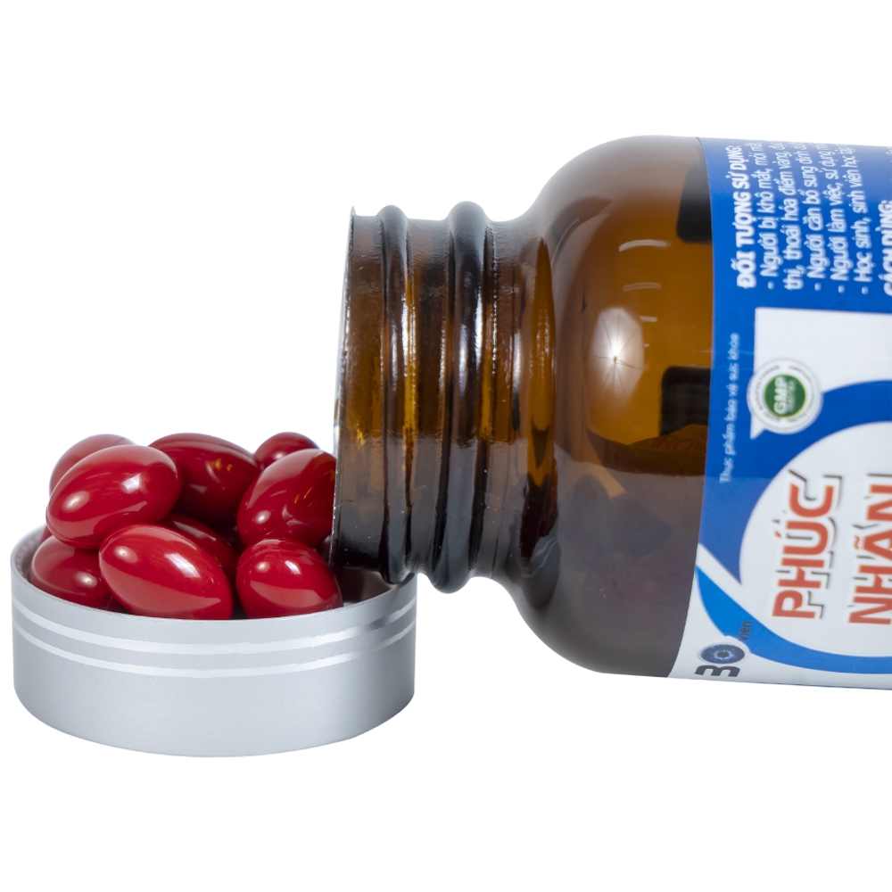 Hình ảnh Viên bổ mắt cao cấp Phúc Nhãn Khang hỗ trợ giúp tăng cường thị lực (1 lọ x 30 viên)