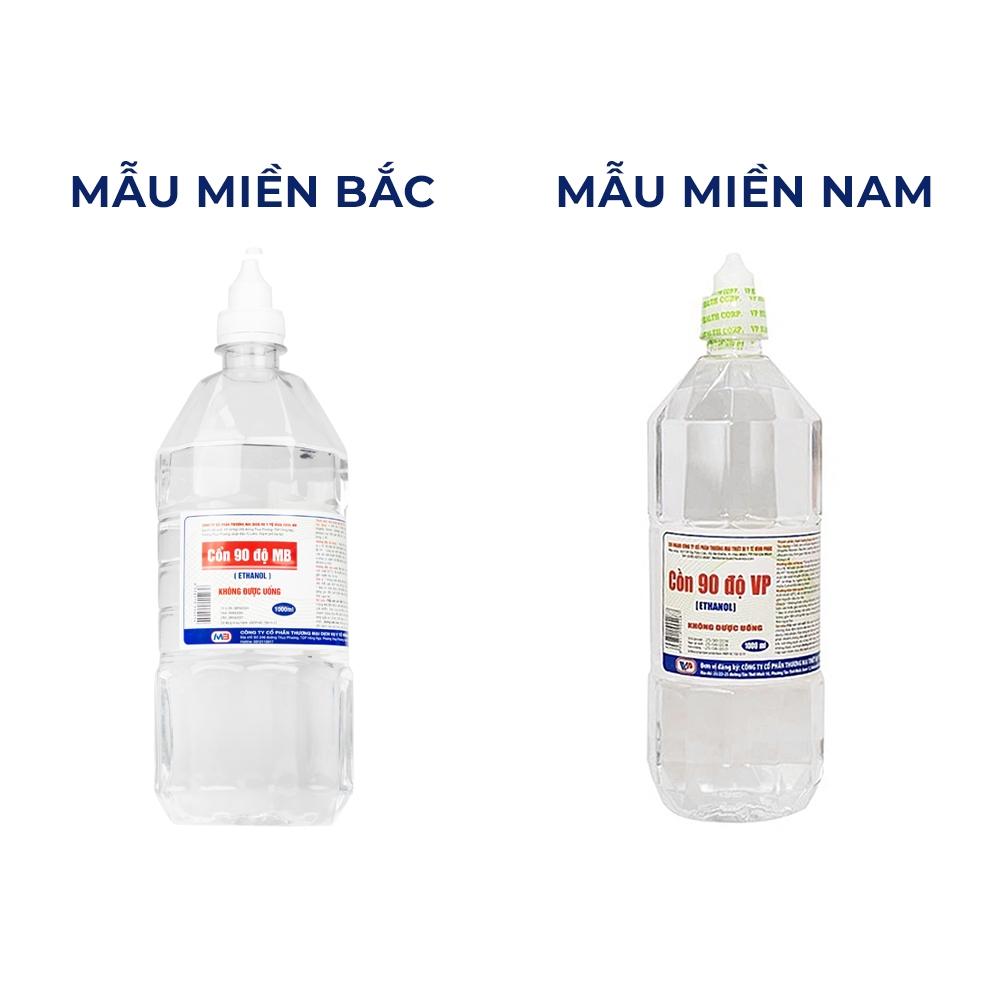 Hình ảnh Cồn 90 độ Vĩnh Phúc tiệt trùng các dụng cụ y tế (1000ml)