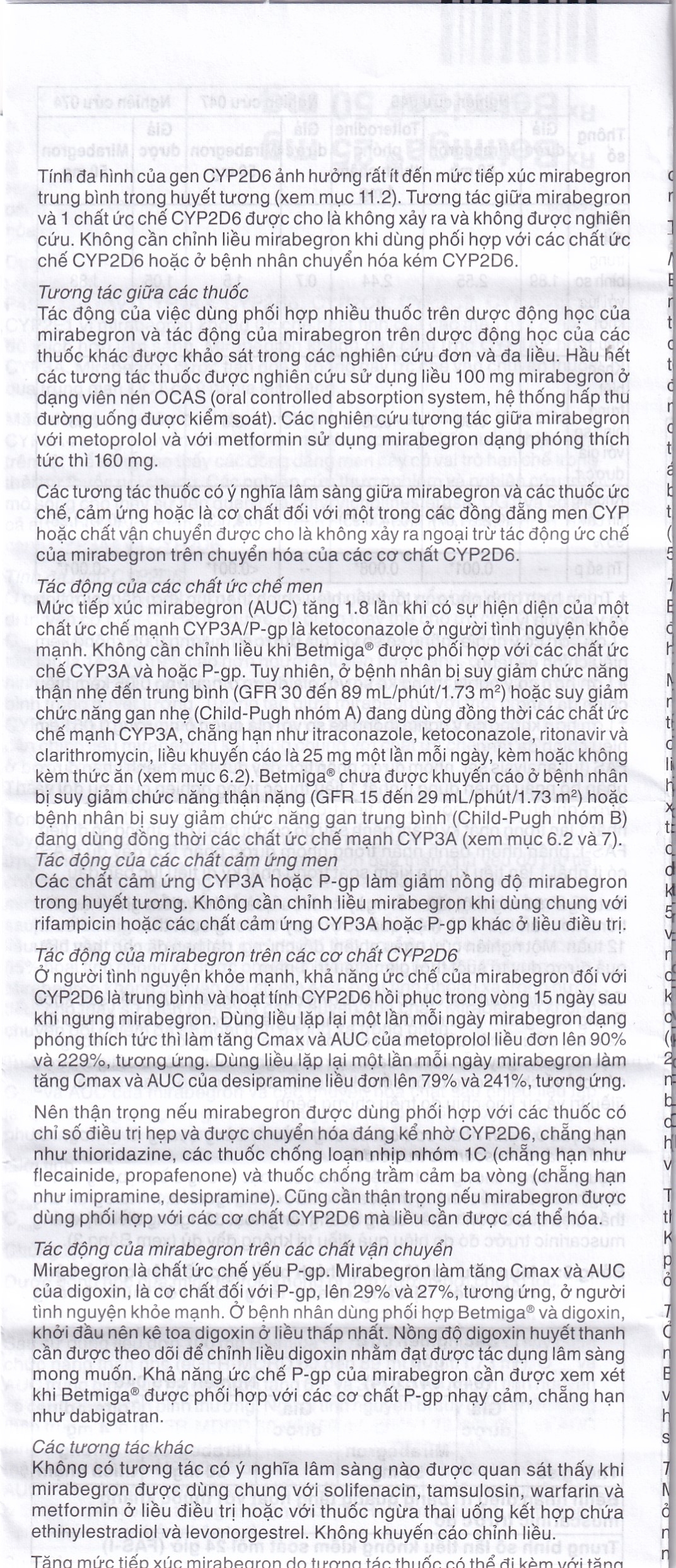 Hình ảnh Thuốc Betmiga 50mg Astellas điều trị triệu chứng tiểu gấp (3 vỉ x 10 viên)