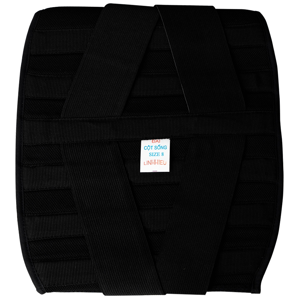 Hình ảnh Đai cột sống Linh Hiếu Size 8 dự phòng tổn thương cột sống thắt lưng, hỗ trợ đau thắt lưng cột sống