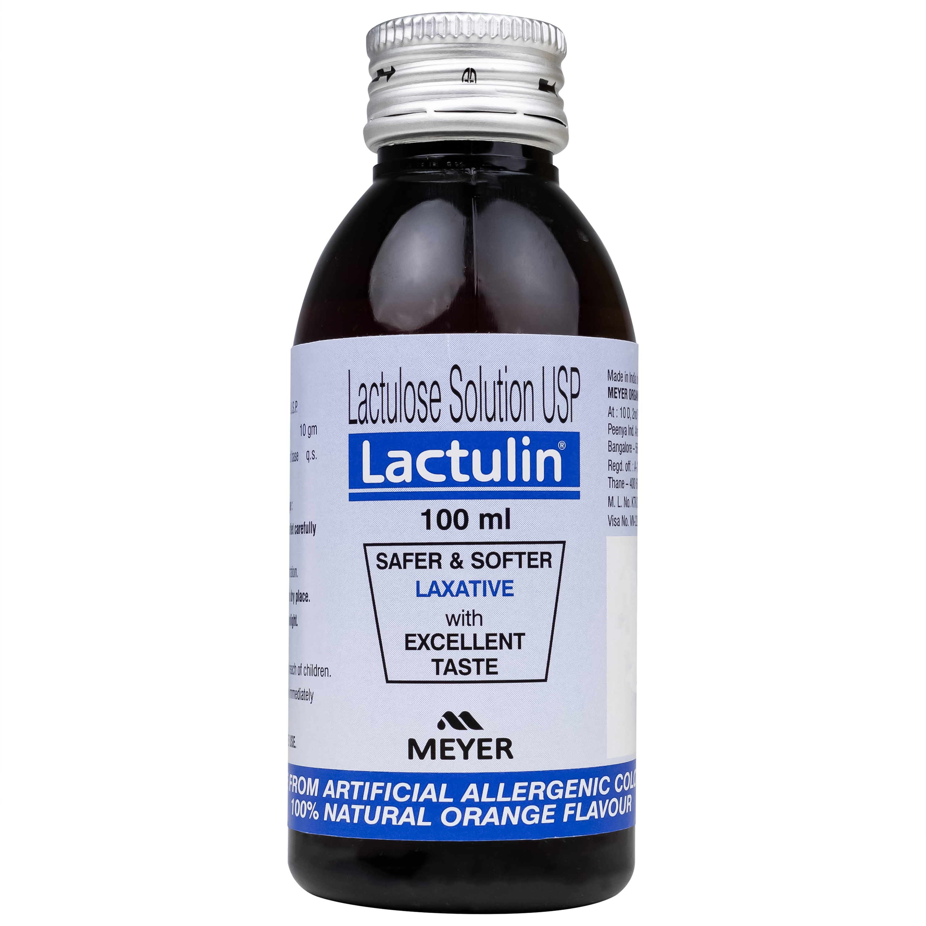 Hình ảnh Thuốc Lactulin 10g Meyer giúp dự phòng và điều trị bệnh não do gan, táo bón mạn tính (100ml)