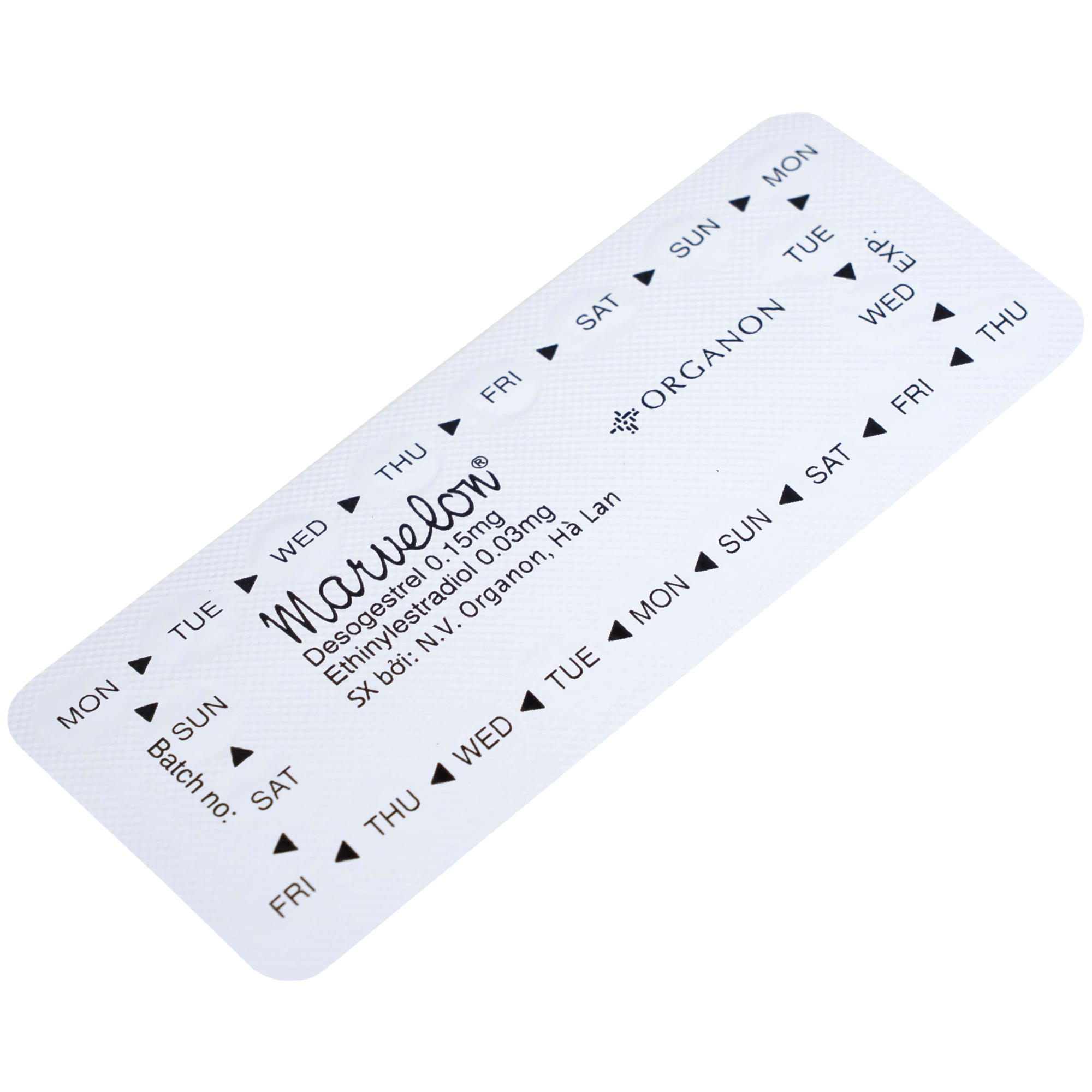 Hình ảnh Thuốc tránh thai Marvelon Organon (21 viên)
