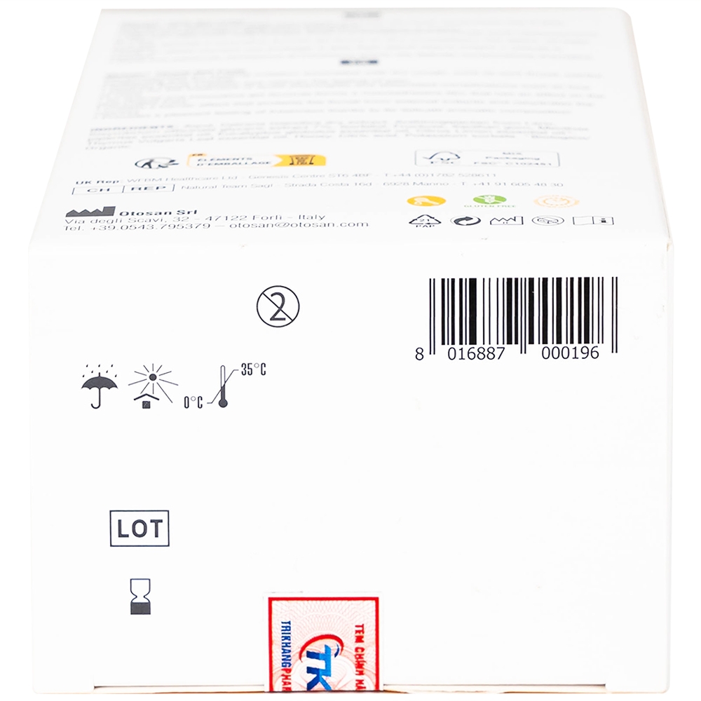 Hình ảnh Gel Otosan Throat Gel Forte 10ml điều trị viêm họng cấp tính (14 gói)