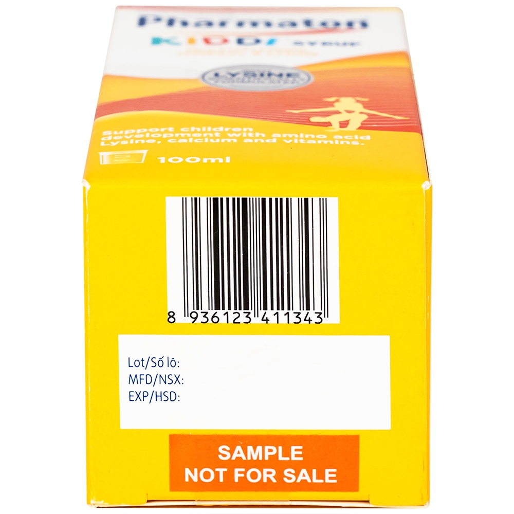 Hình ảnh Siro Pharmaton Kiddi Syrup 100ml Sanofi bổ sung Lysin, calci và một số vitamin