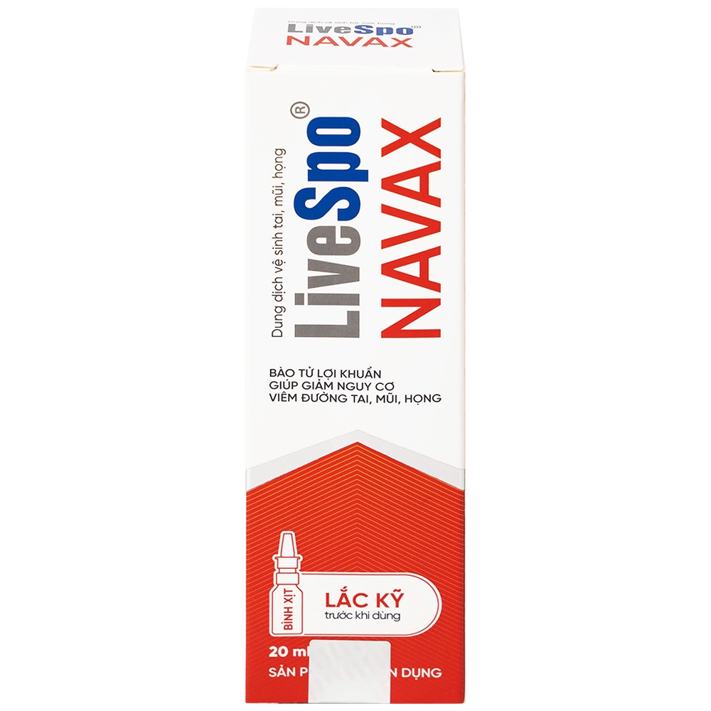 Hình ảnh Dung dịch vệ sinh tai mũi họng LiveSpo Navax 20ml 