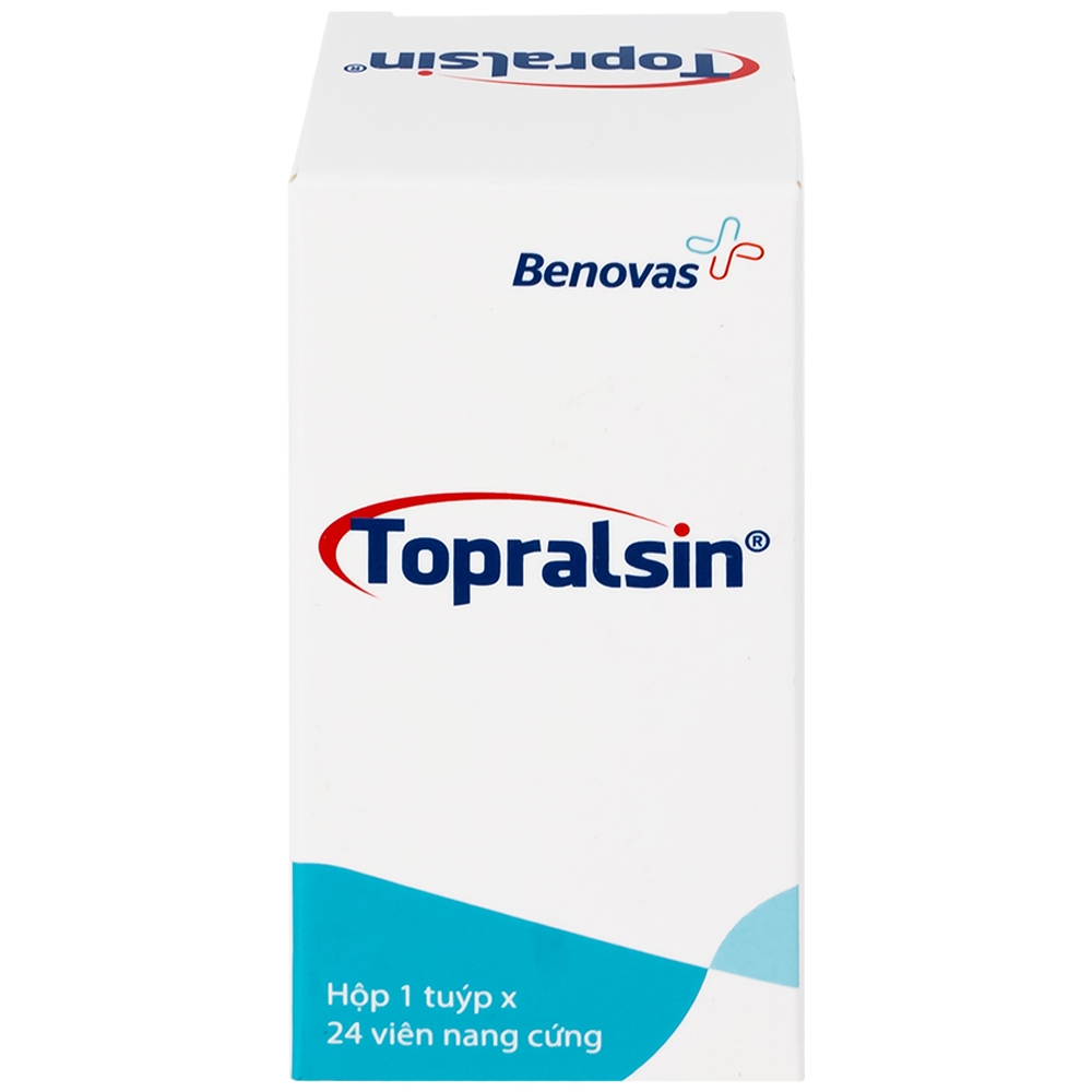 Hình ảnh Thuốc Topralsin Benovas điều trị triệu chứng ho khan, ho do dị ứng và kích ứng (24 viên)