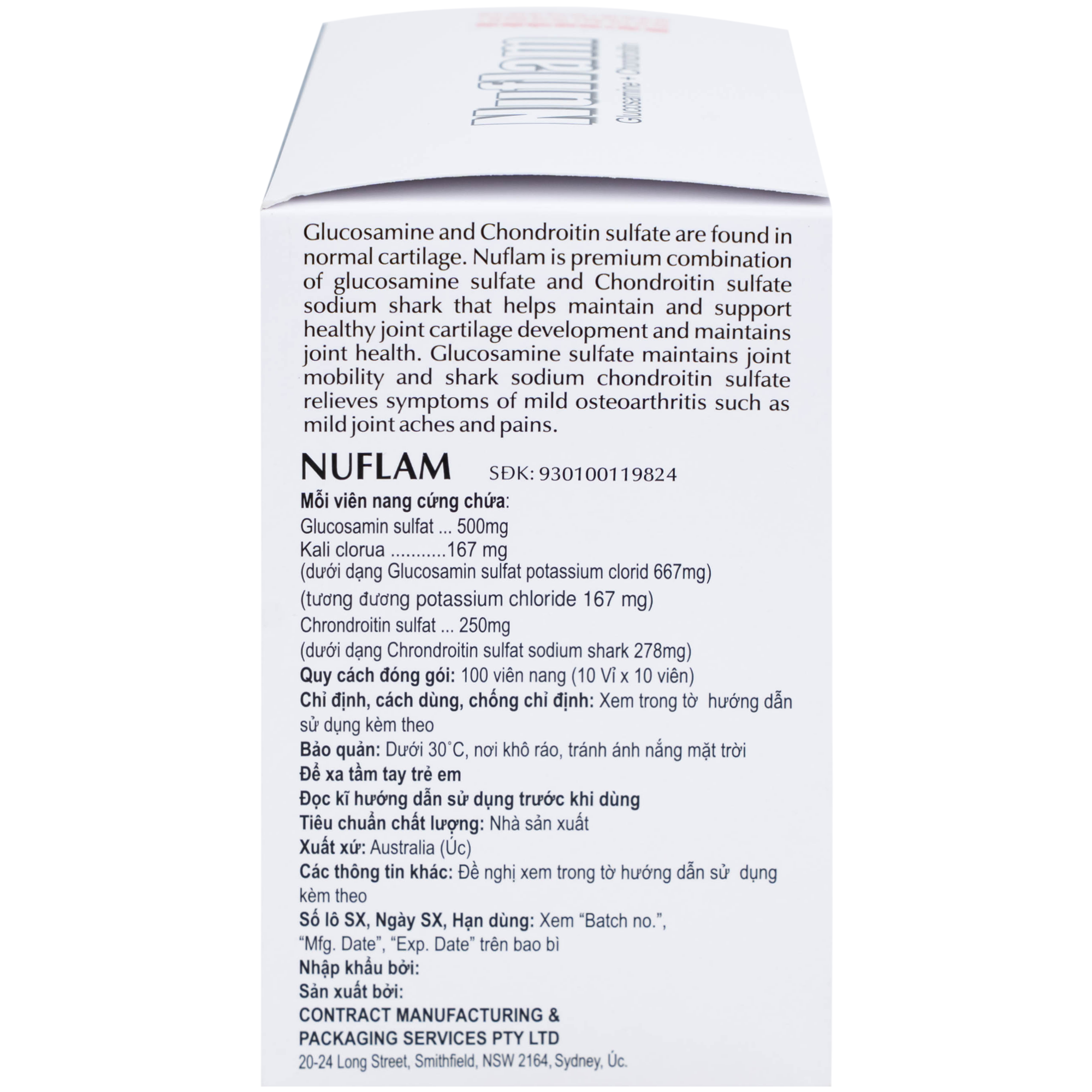 Hình ảnh Thuốc Nuflam Zifam giúp giảm triệu chứng của thoái hóa khớp thể nhẹ (10 vỉ x 10 viên)