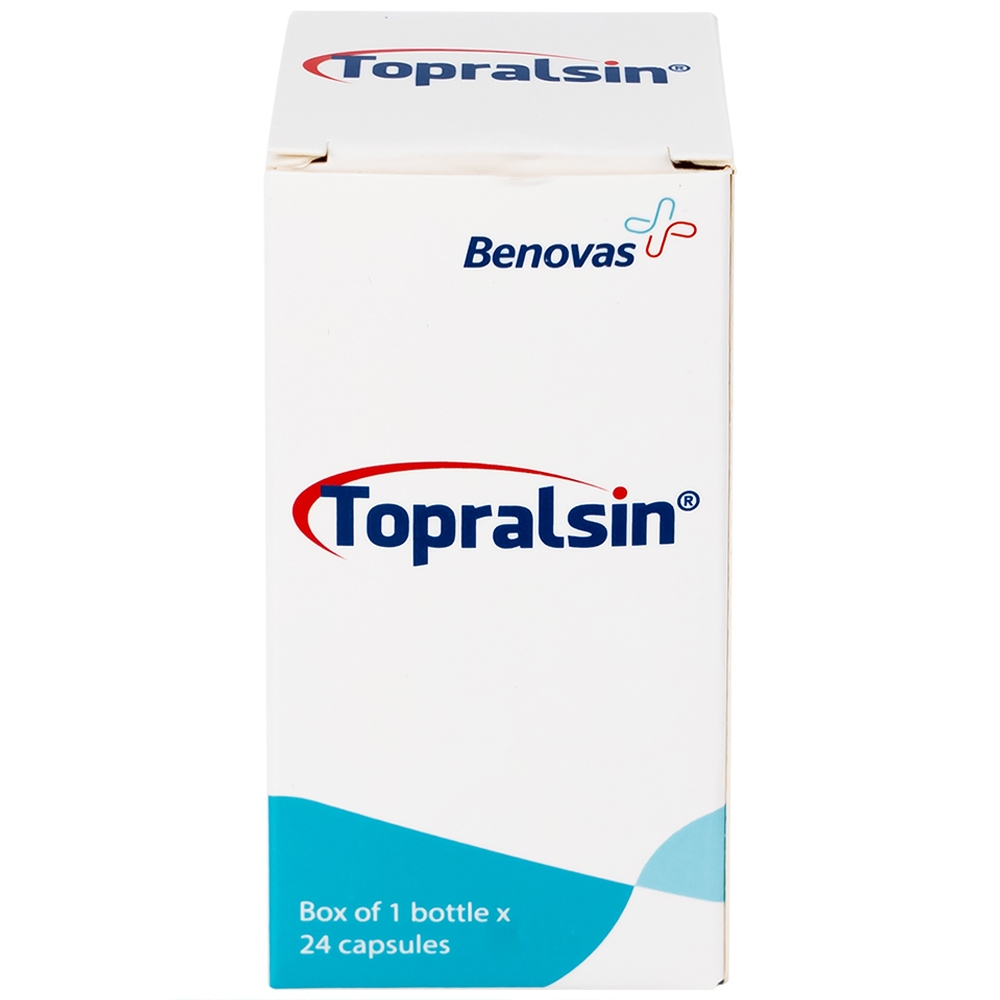 Hình ảnh Thuốc Topralsin Benovas điều trị triệu chứng ho khan, ho do dị ứng và kích ứng (24 viên)