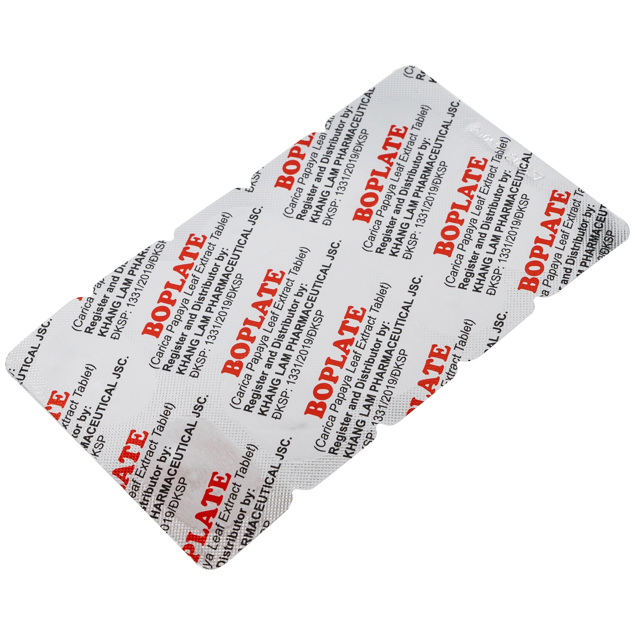 Hình ảnh Viên uống Boplate Santex hỗ trợ tăng cường tái tạo tiểu cầu, giảm nguy cơ thiếu tiểu cầu (2 vỉ x 10 viên)