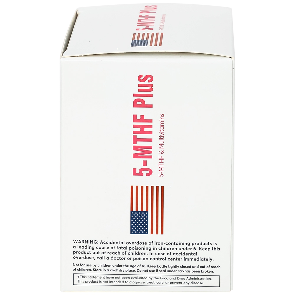 Hình ảnh Viên uống 5-MTHF Plus Quatrefolic bổ sung một số vitamin và khoáng chất cho cơ thể (6 vỉ x 10 viên)