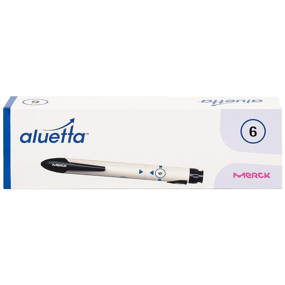 Hình ảnh Bút tiêm aluetta Merck điều trị bệnh tiểu đường bằng insulin