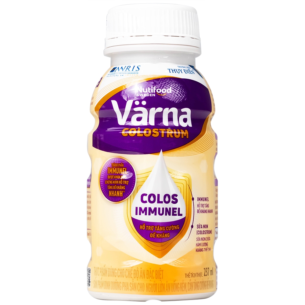 Hình ảnh Sữa Nutifood Varna Colostrum 237ml hỗ trợ tăng cường sức đề kháng (24 chai)