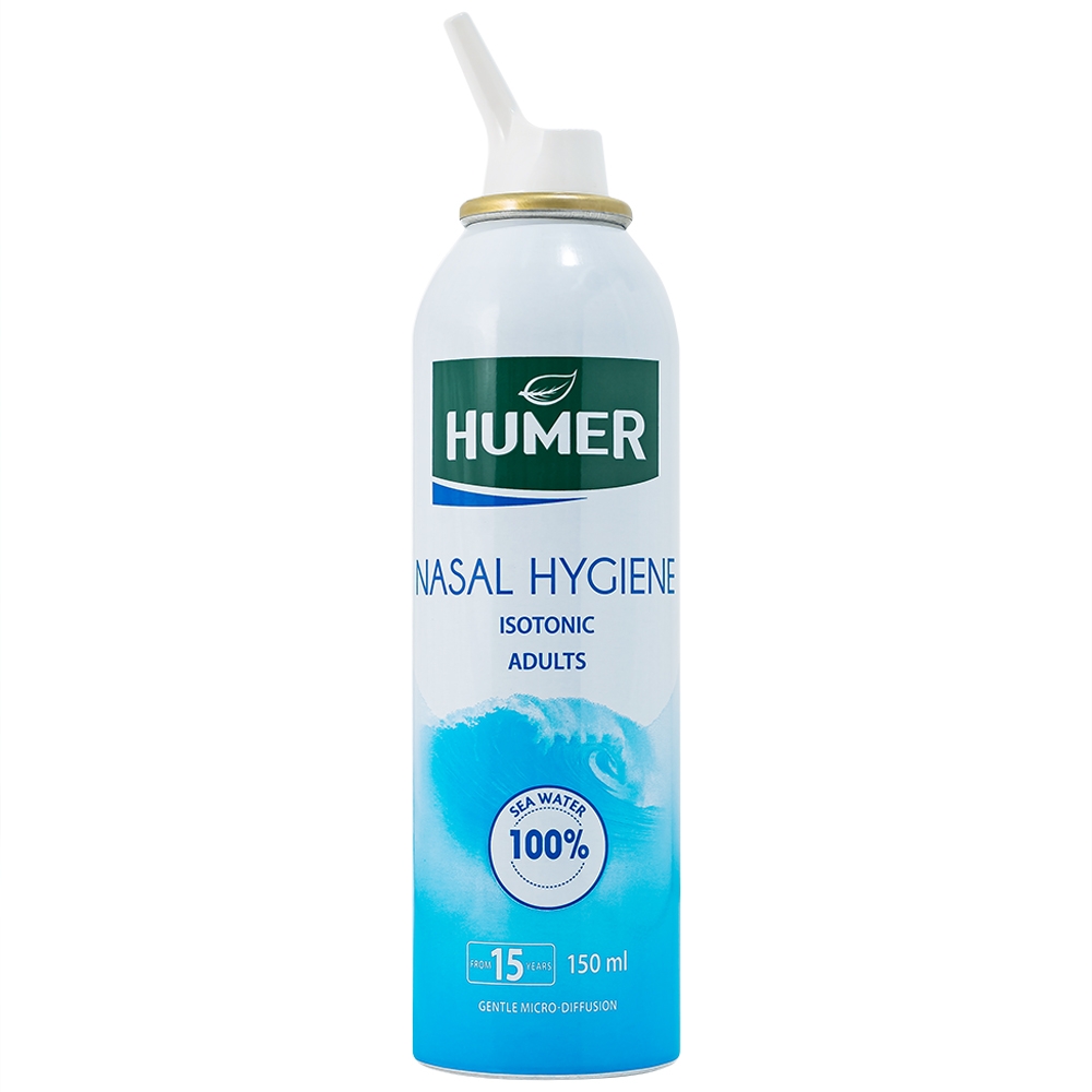 Hình ảnh Dung dịch xịt mũi Humer 150 Nose Hygiene Urgo dùng để vệ sinh khoang mũi