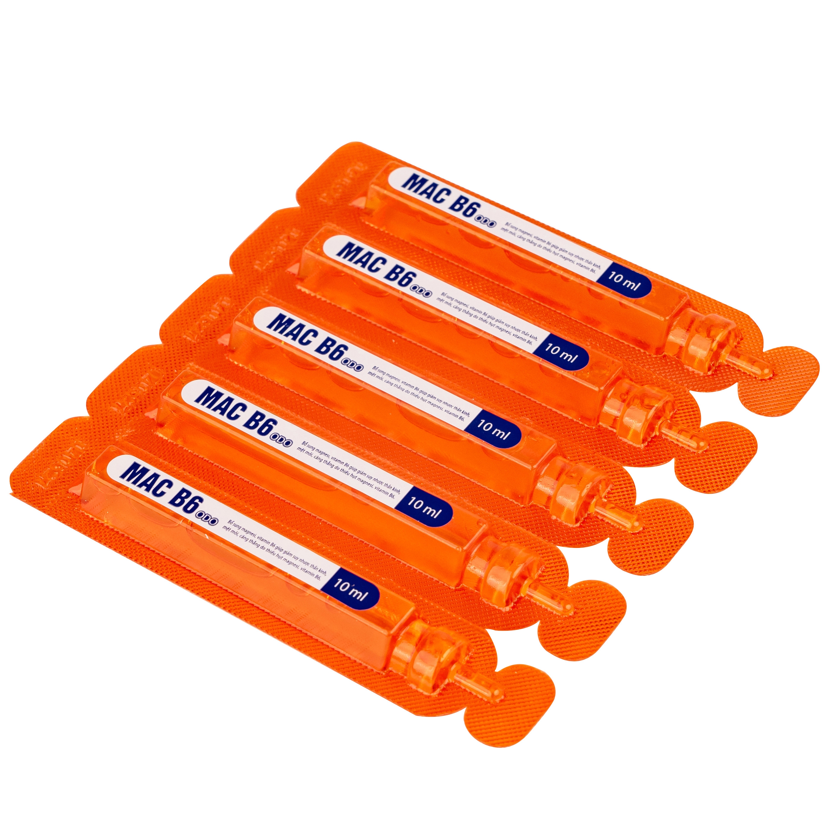 Hình ảnh Siro Mac B6 ODO 10ml Odoriko bổ sung magnesi, vitamin B6 (20 ống)