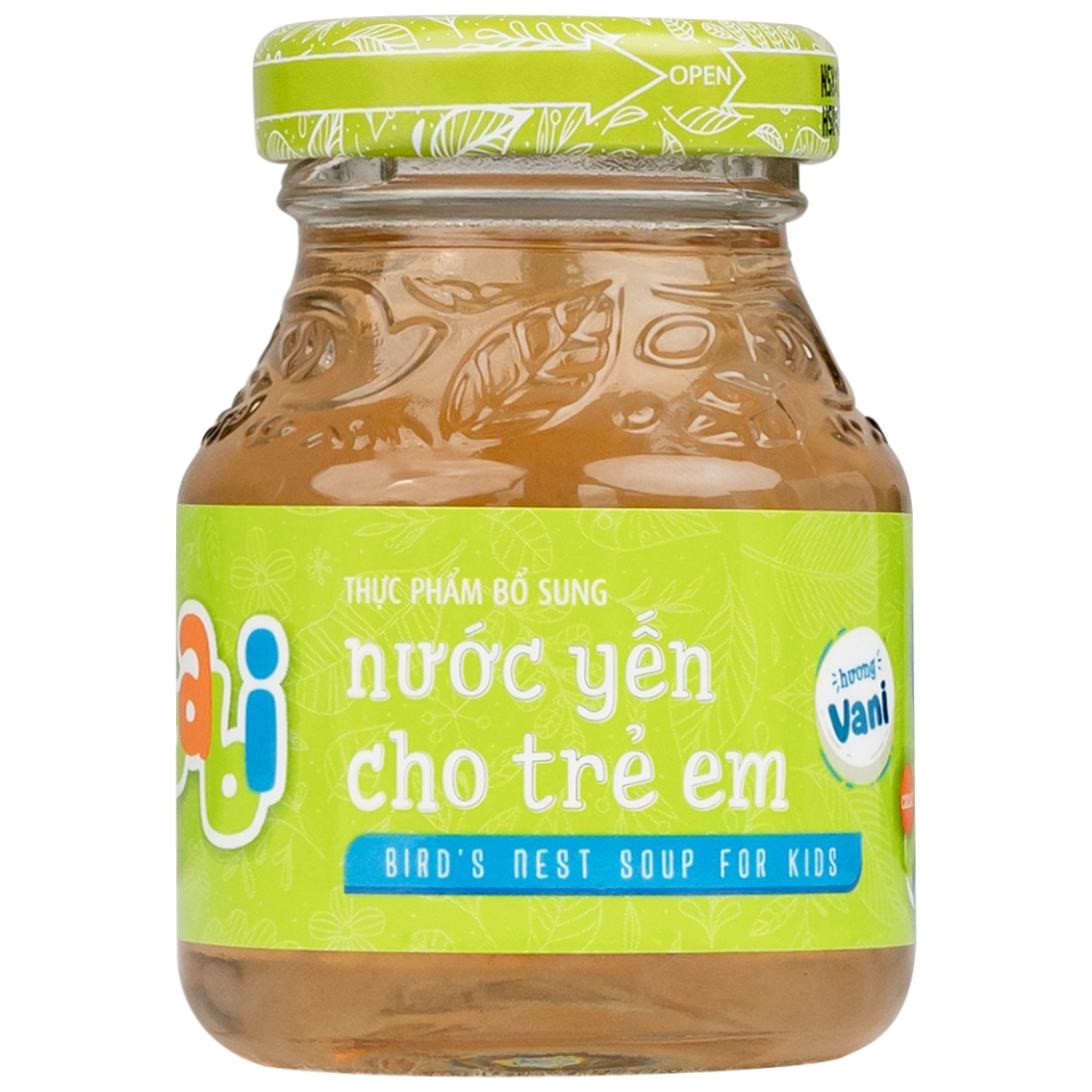 Hình ảnh Nước Yến Sào Green Bird Babi hương vani giúp tăng cường đề kháng và hệ miễn dịch (4 hũ x 72g)