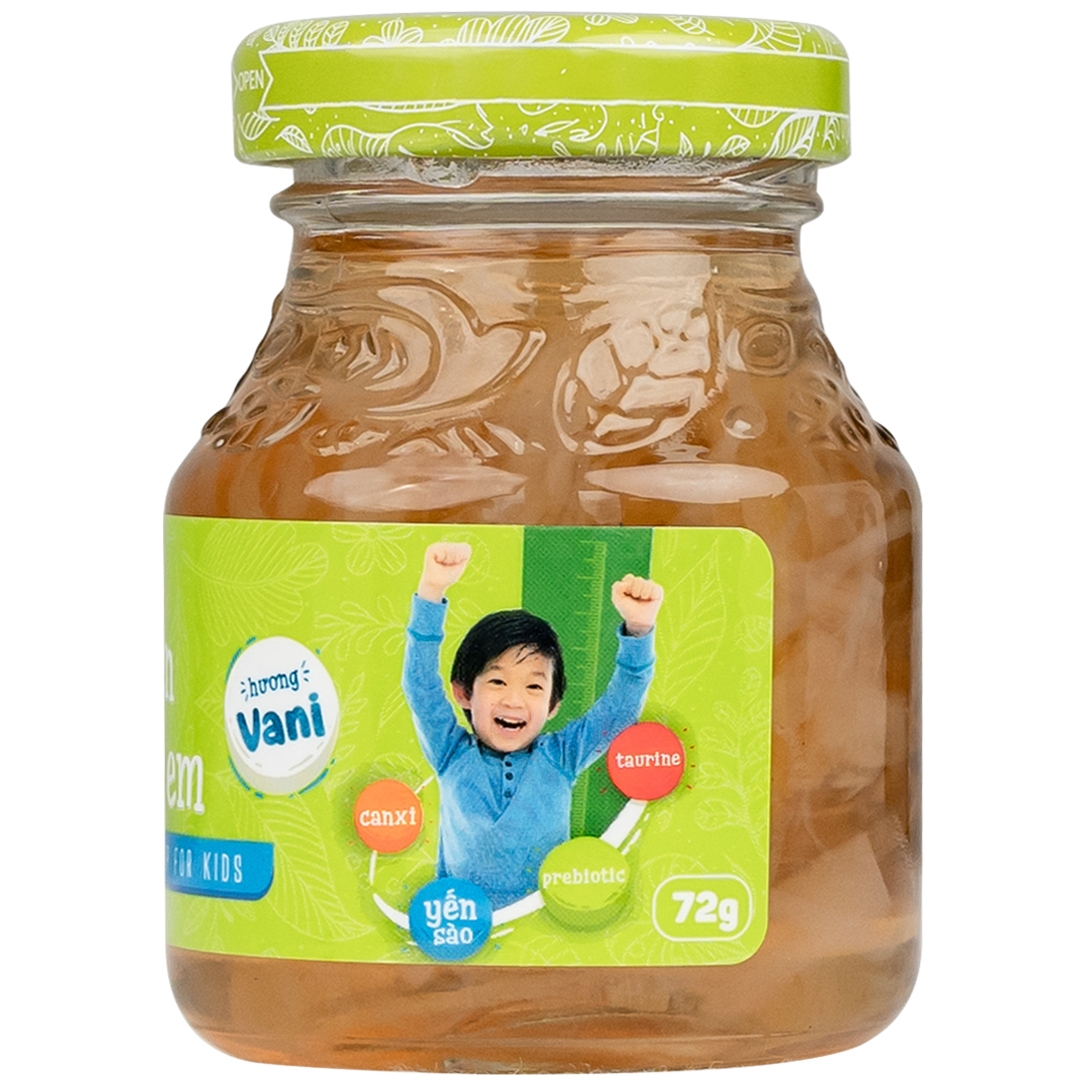 Hình ảnh Nước Yến Sào Green Bird Babi hương vani giúp tăng cường đề kháng và hệ miễn dịch (4 hũ x 72g)