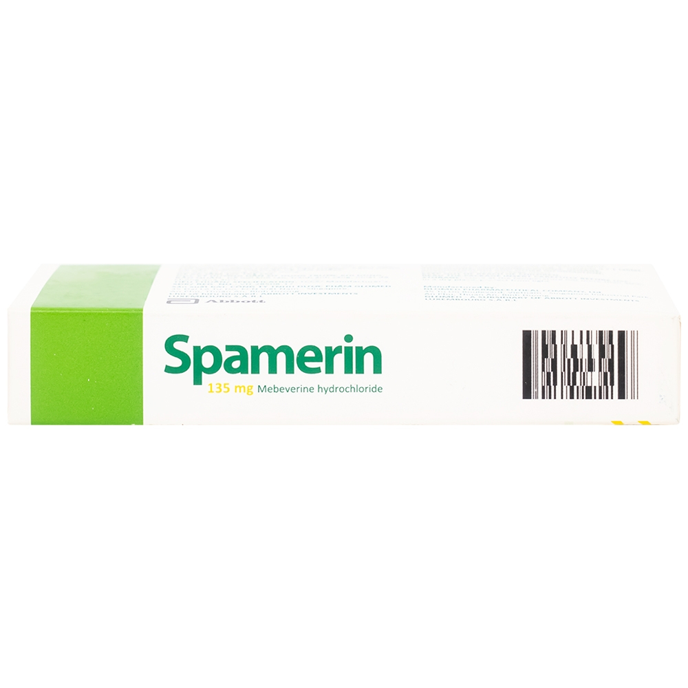 Hình ảnh Thuốc Spamerin 135mg Abbott điều trị hội chứng ruột kích thích, đau bụng và đau quặn bụng, tiêu chảy (30 viên)
