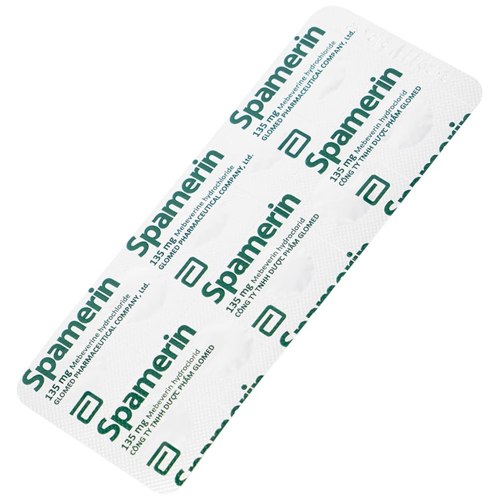 Hình ảnh Thuốc Spamerin 135mg Abbott điều trị hội chứng ruột kích thích, đau bụng và đau quặn bụng, tiêu chảy (30 viên)